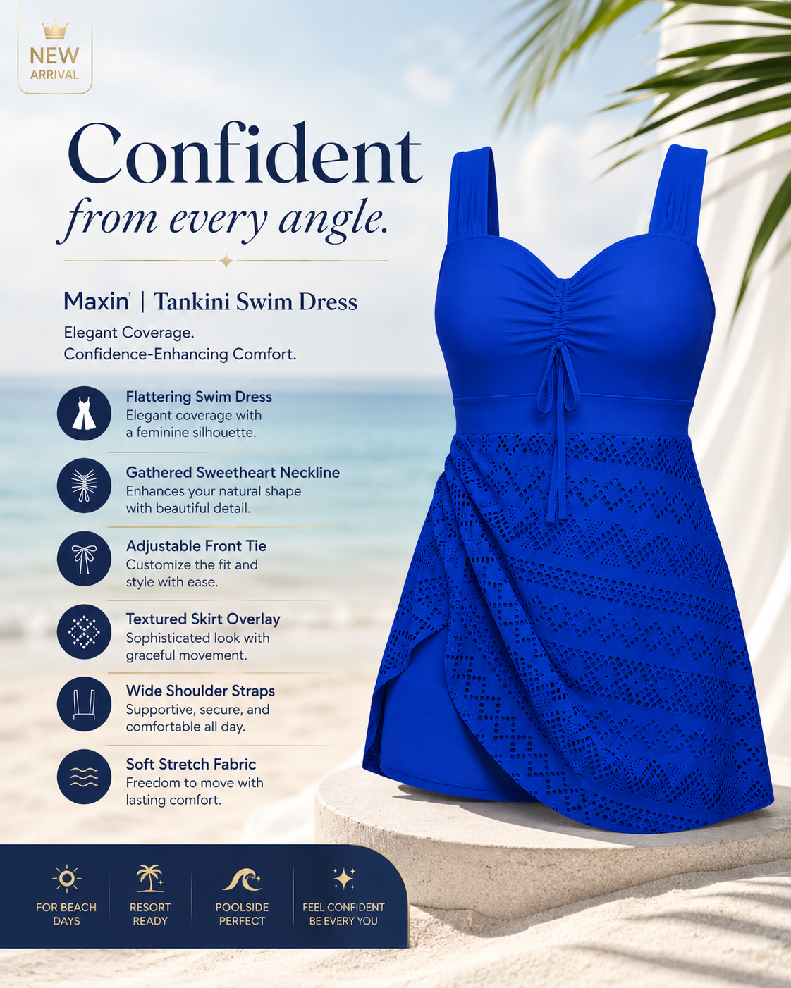 Maxin | Tankini Swim Dress