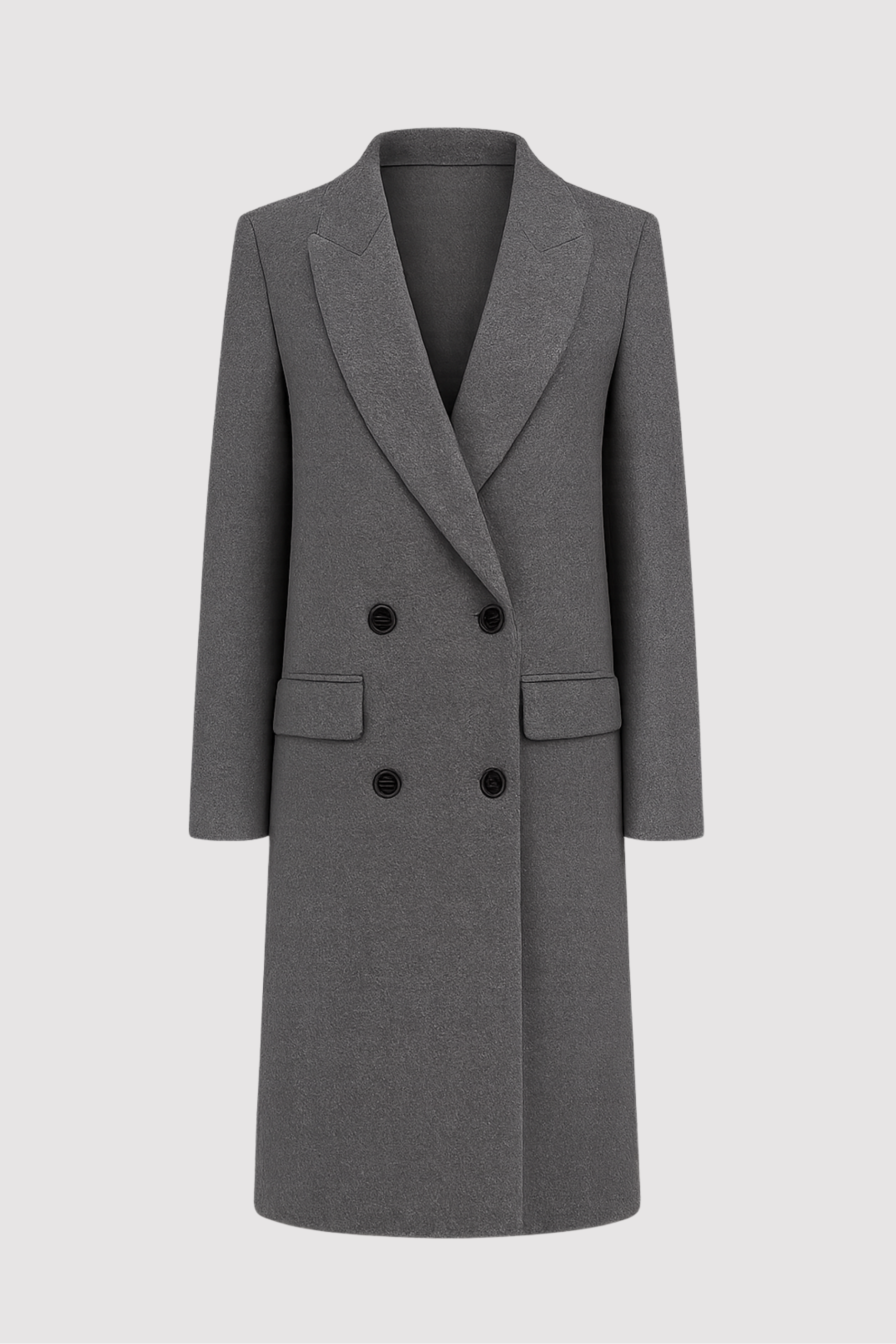 Aaliyah - Classic Winter Coat with Lapels