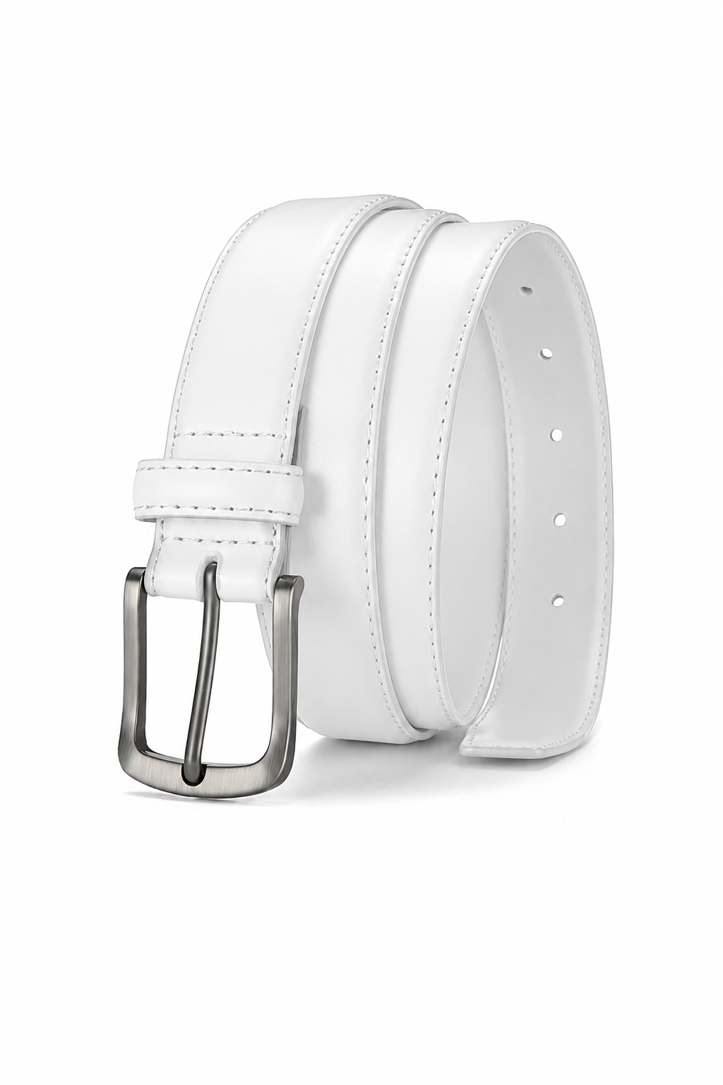 Ryder | Leather Belt with Matte Metal Buckle