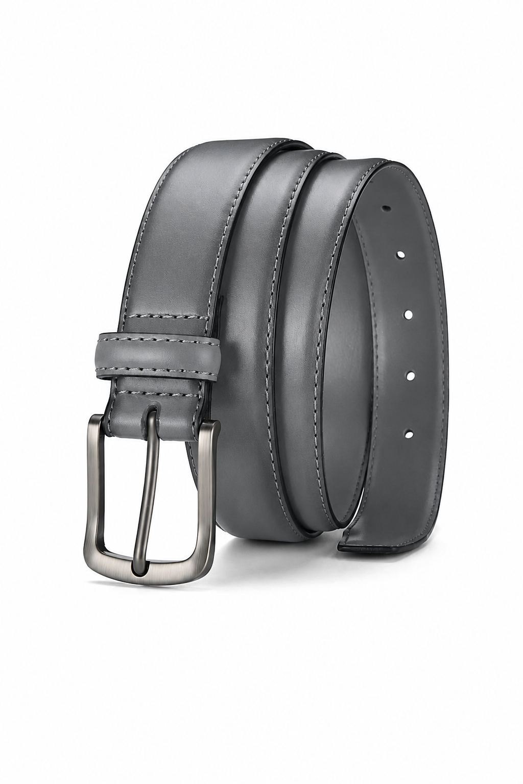 Ryder | Leather Belt with Matte Metal Buckle