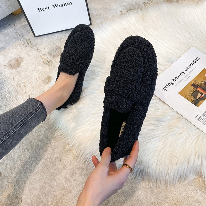 Arielle - Plush Slippers with Non-Slip Sole