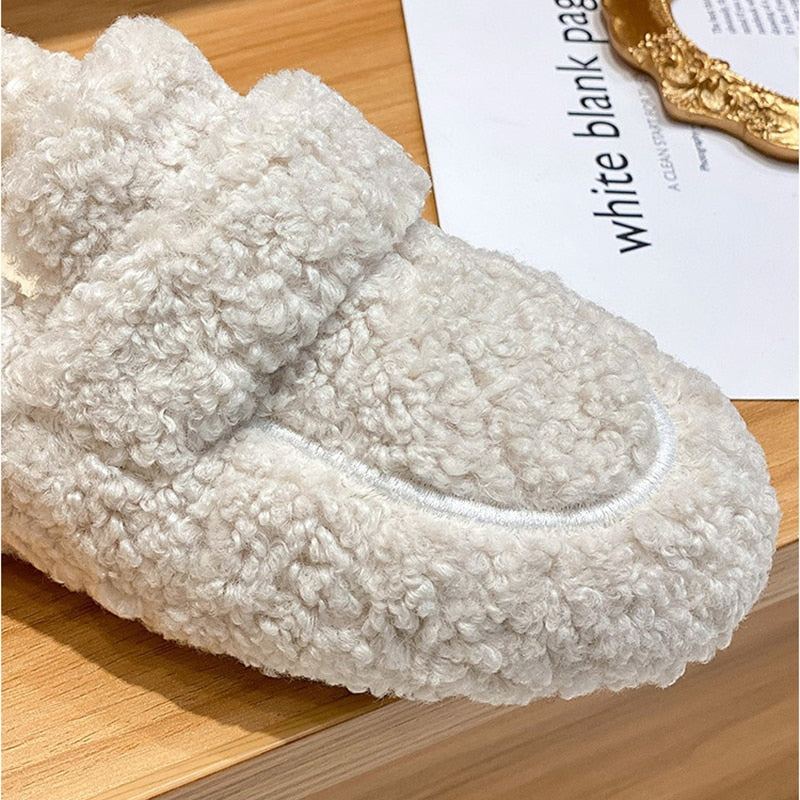 Arielle - Plush Slippers with Non-Slip Sole