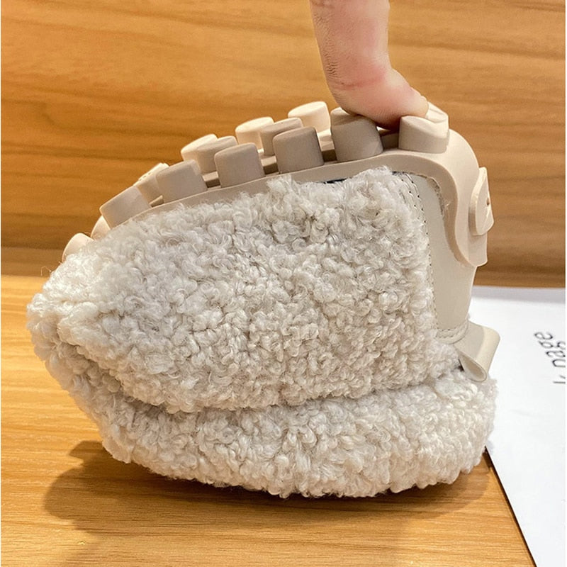 Arielle - Plush Slippers with Non-Slip Sole