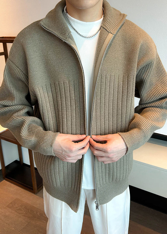 Nick | Zip Up Cozy Knit Coat