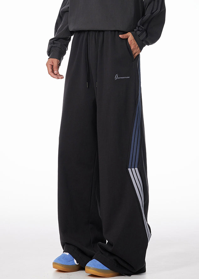 Paolo | Striped Warm Fleece Pants