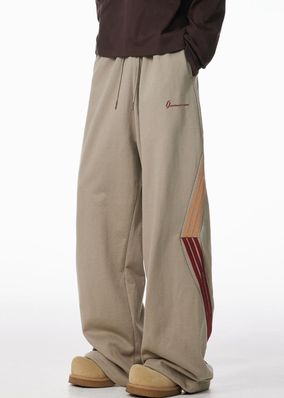 Paolo | Striped Warm Fleece Pants