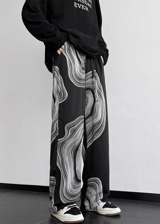 Leo | Oversized Print Cotton Pants