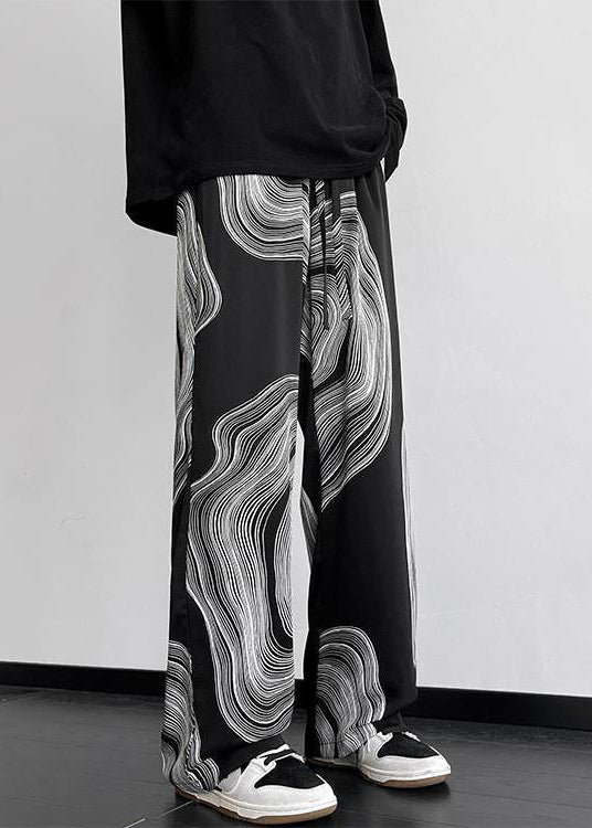 Leo | Oversized Print Cotton Pants