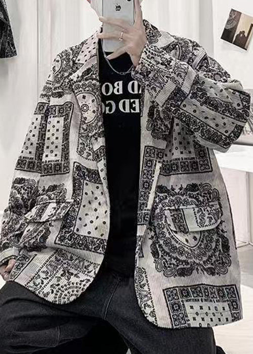 Jay | Stylish Notched Pockets Corduroy Coats