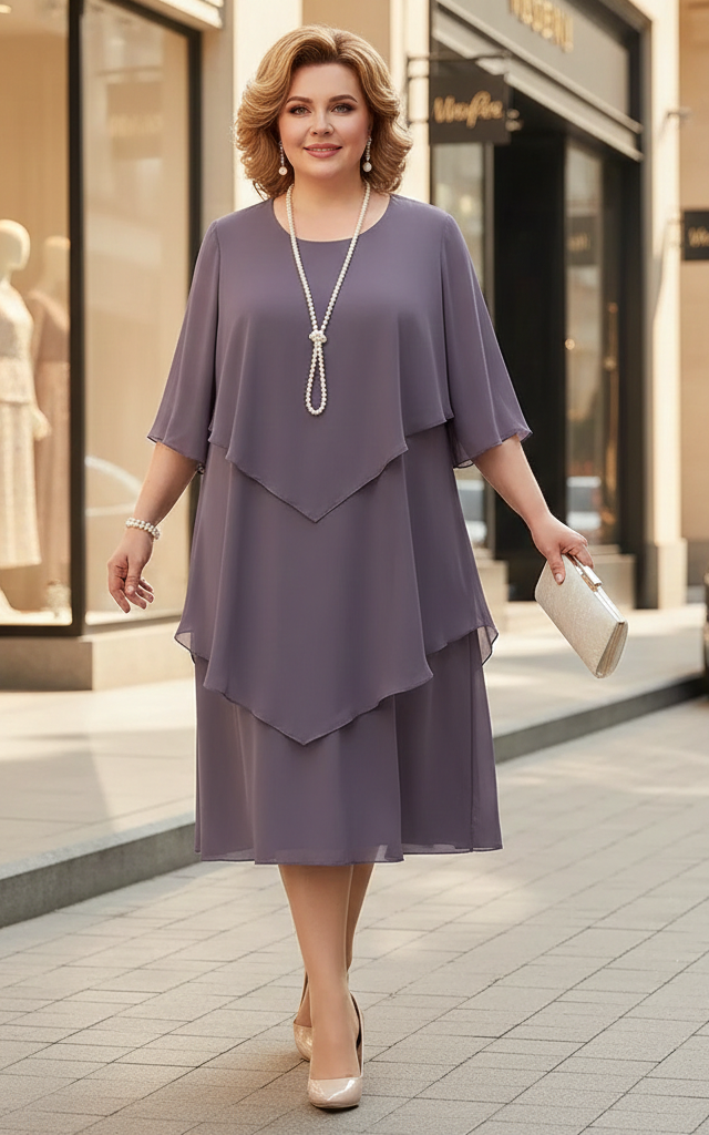 Leva | Elegant Fabric Dress