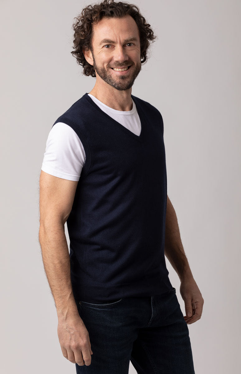 Gill | Silk-Cashmere Gilet