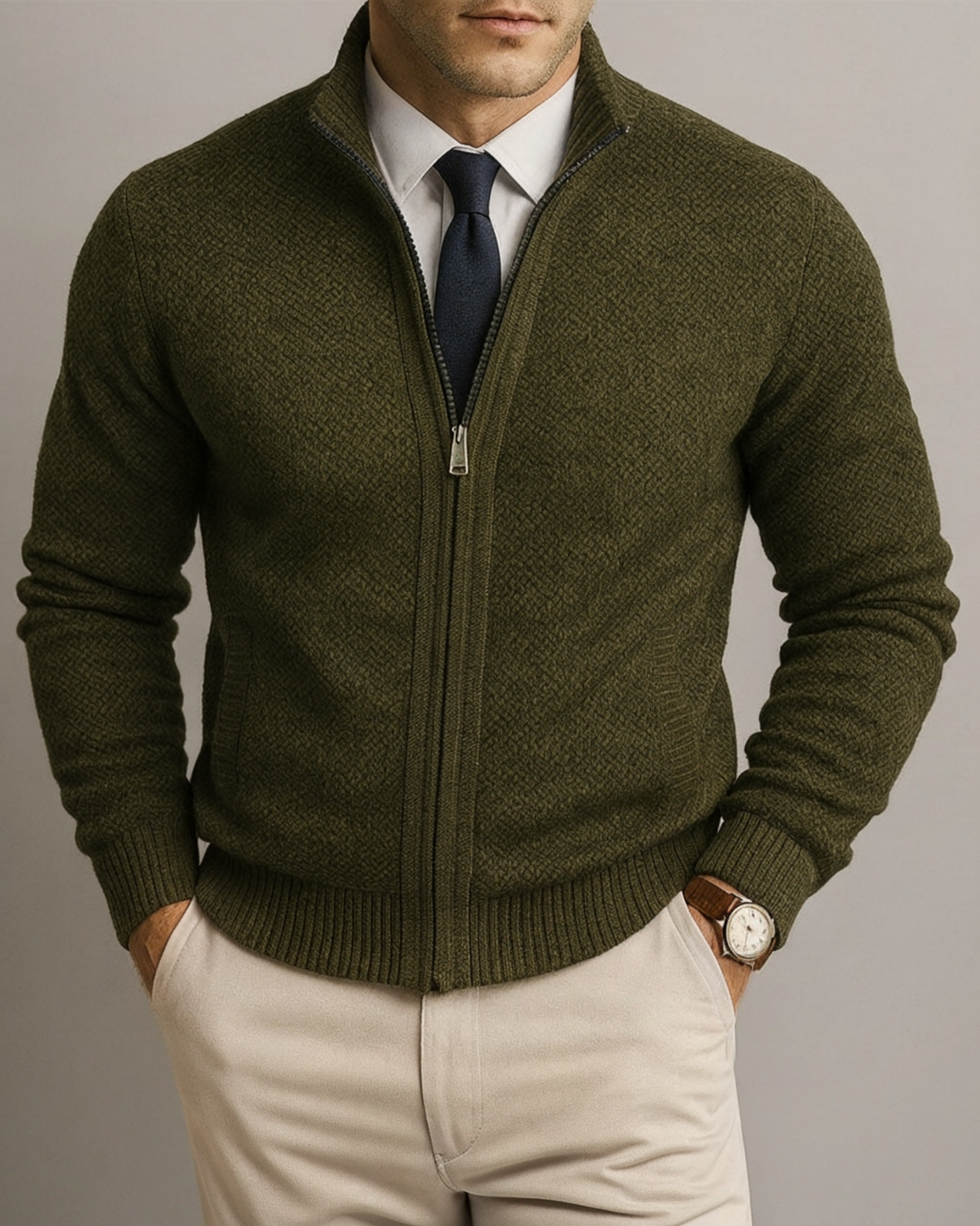LEANDRO | MERINO WOOL CARDIGAN
