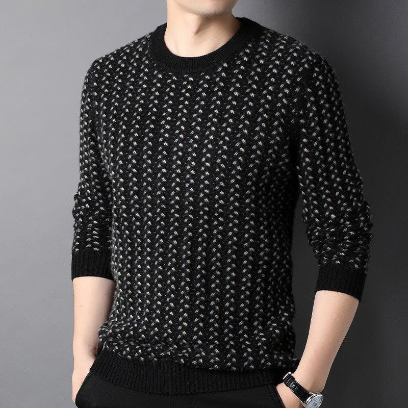 Luke | Textured Knitted Cashmereblend Sweater