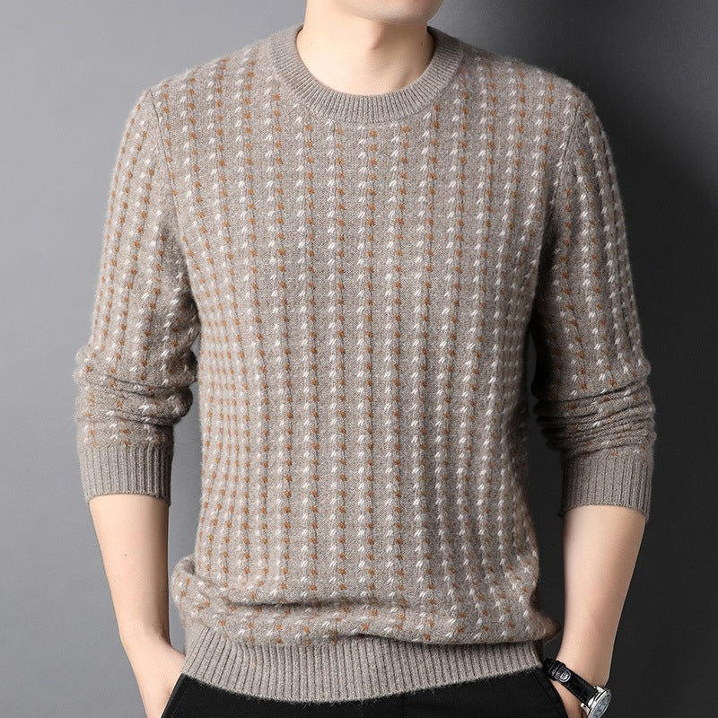 Luke | Textured Knitted Cashmereblend Sweater