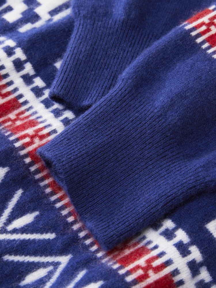 Norman | Nordic Pattern Cashmere Sweater