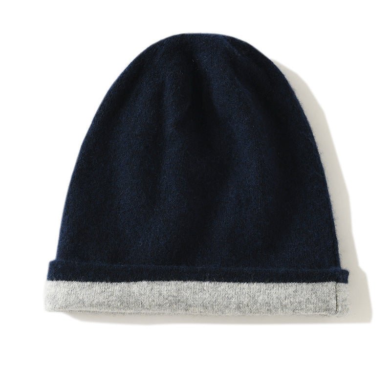 Rowan | Reversible Cashmere Knit Beanie