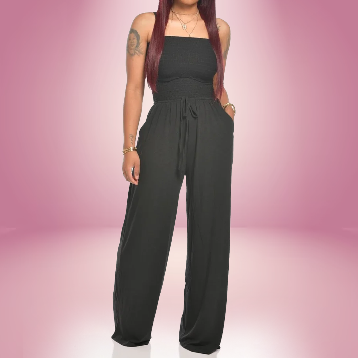Celia | Strapless Summer Jumpsuit