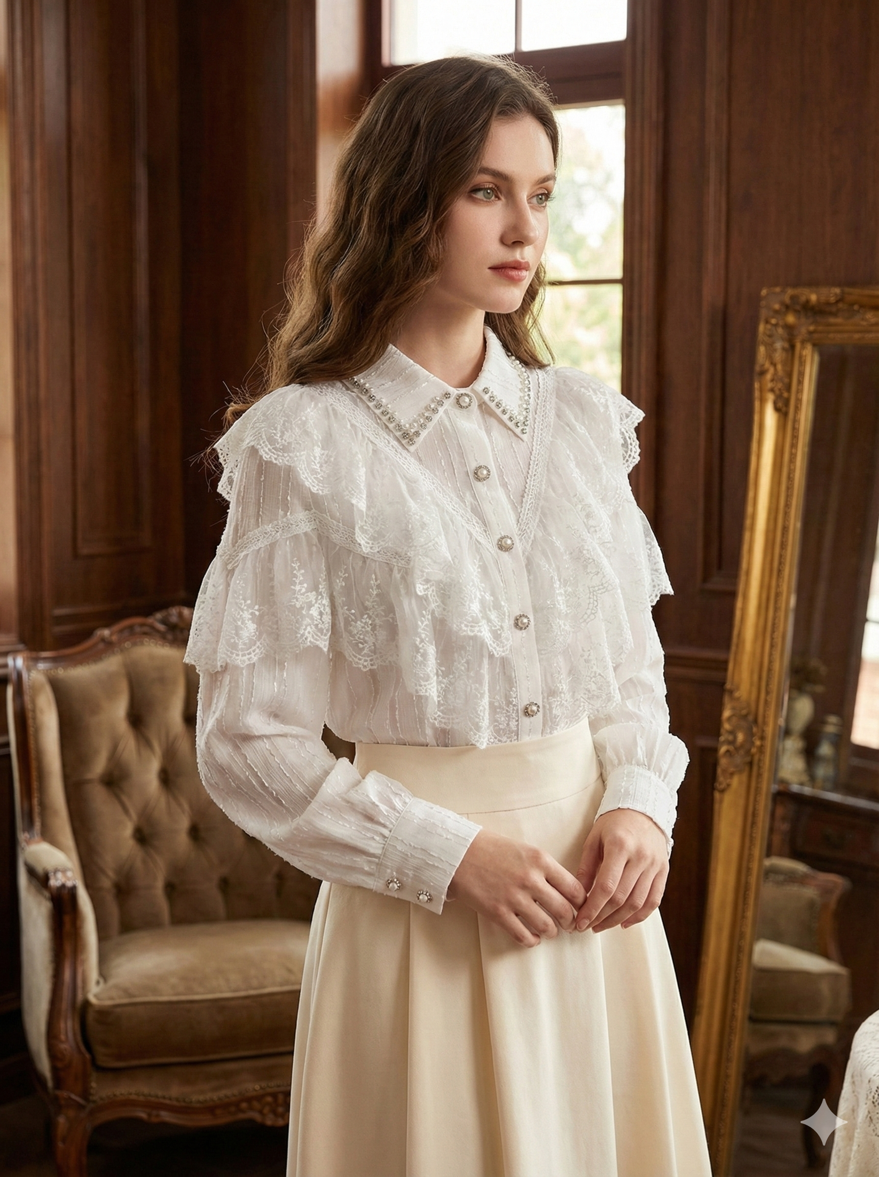 Vina | Stylish Vintage Blouse