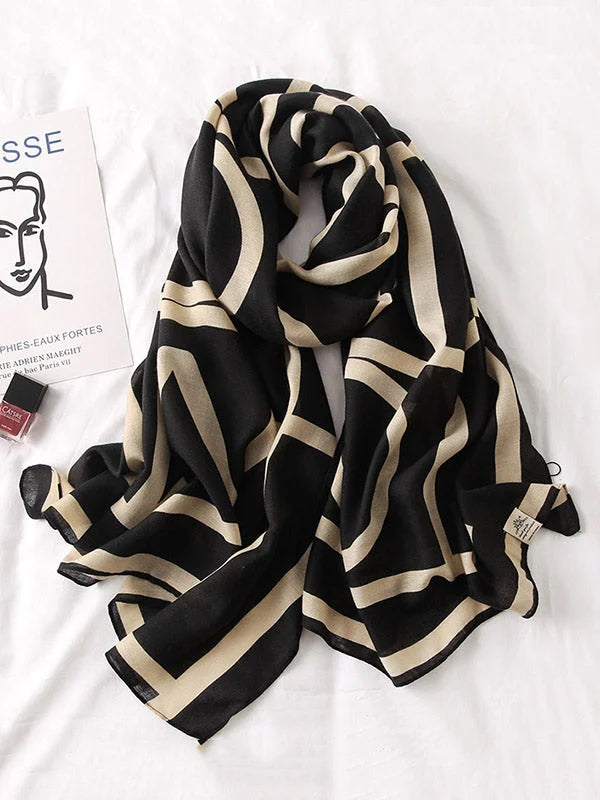 Madison | Printed Stylish Sun-Proof Silk Scarf