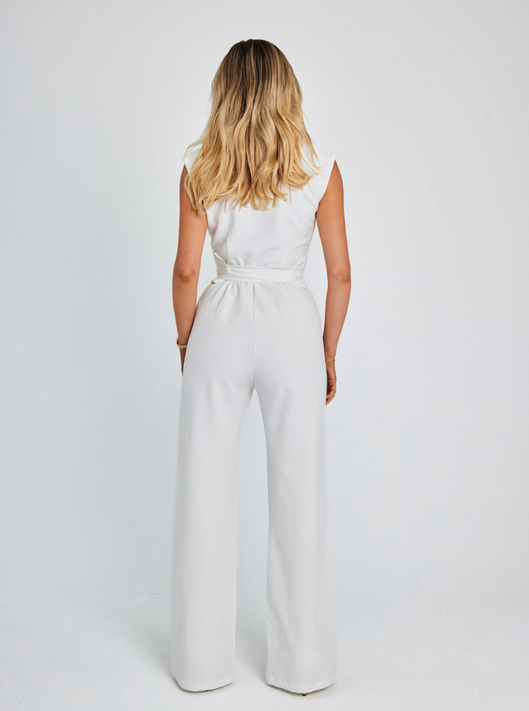 Lane | Sleeveless Wide-Leg Jumpsuit