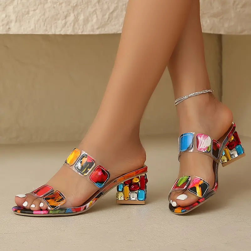 Denise | Multicolored Sandals