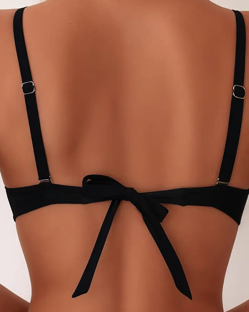 Lois | Backless Bikini Set