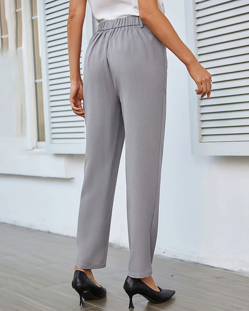Women’s Suit Trousers with Elastic Waistband – Comfortable, Stylish & Professional