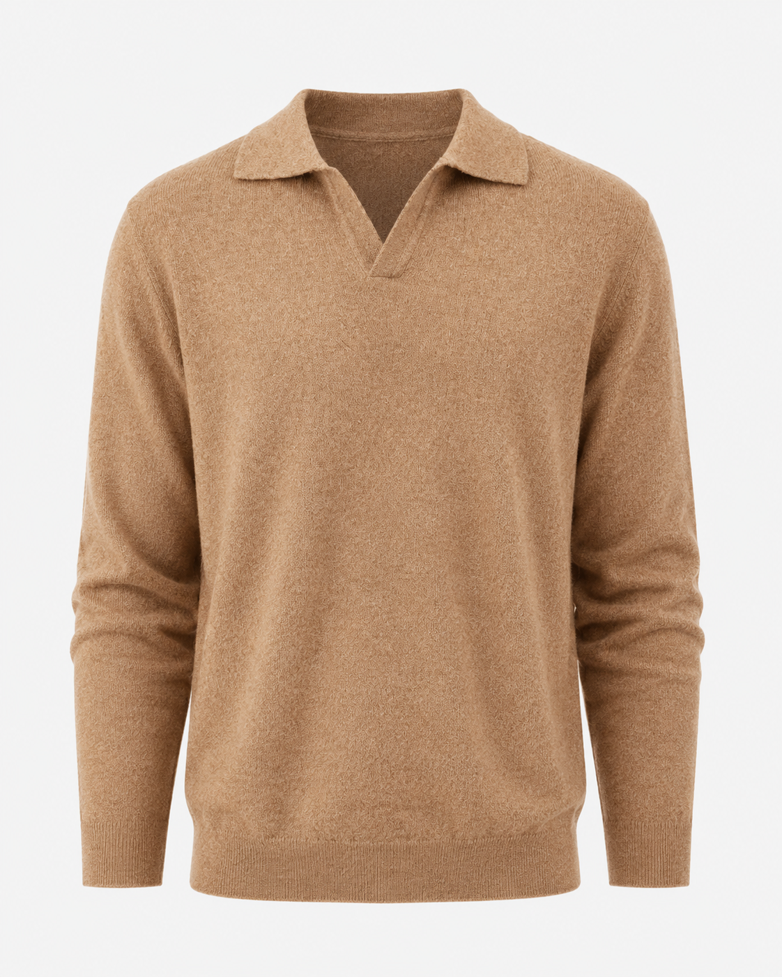 Cezar | Collared Cashmere Knit Pullover