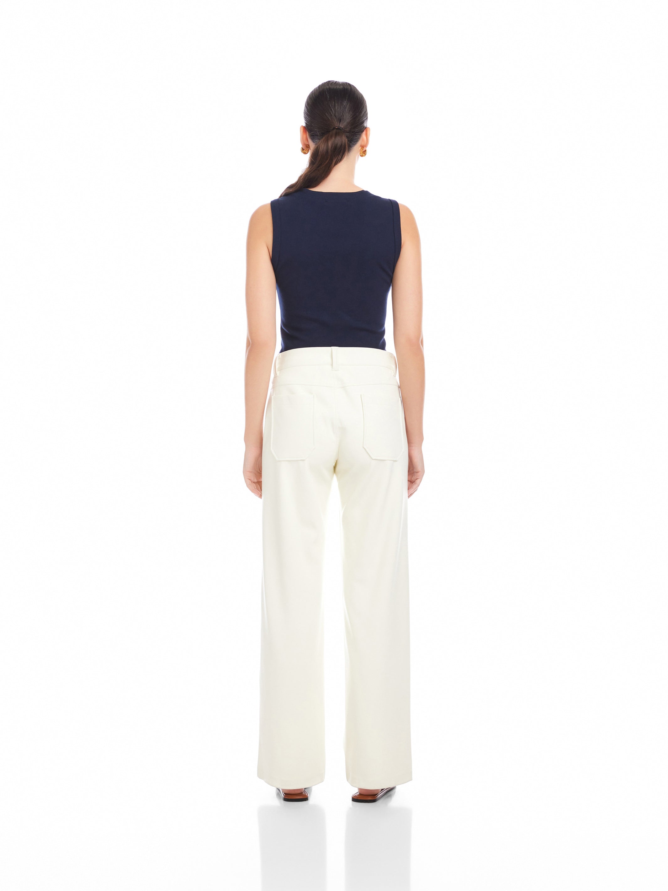Sophia Faux Leather Wide-Leg Pants