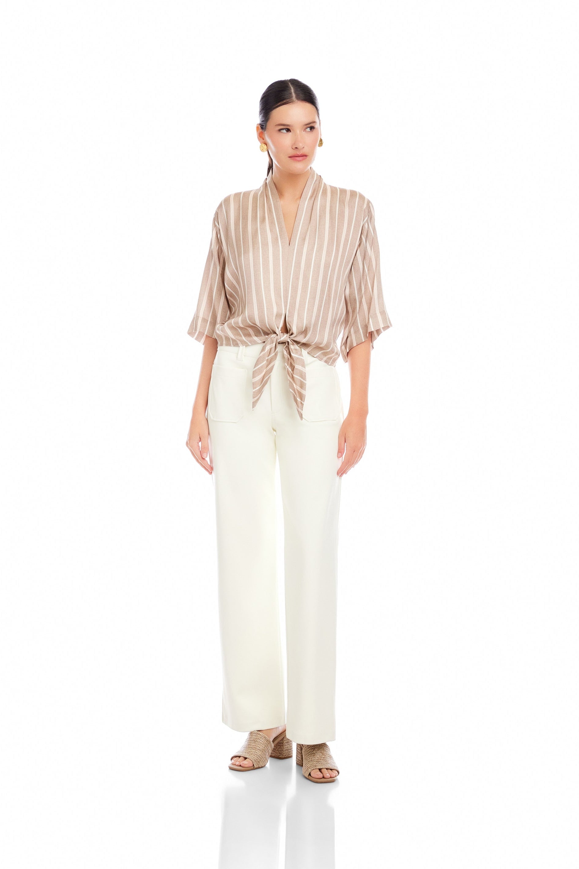 Bernice Tie-Front Blouse