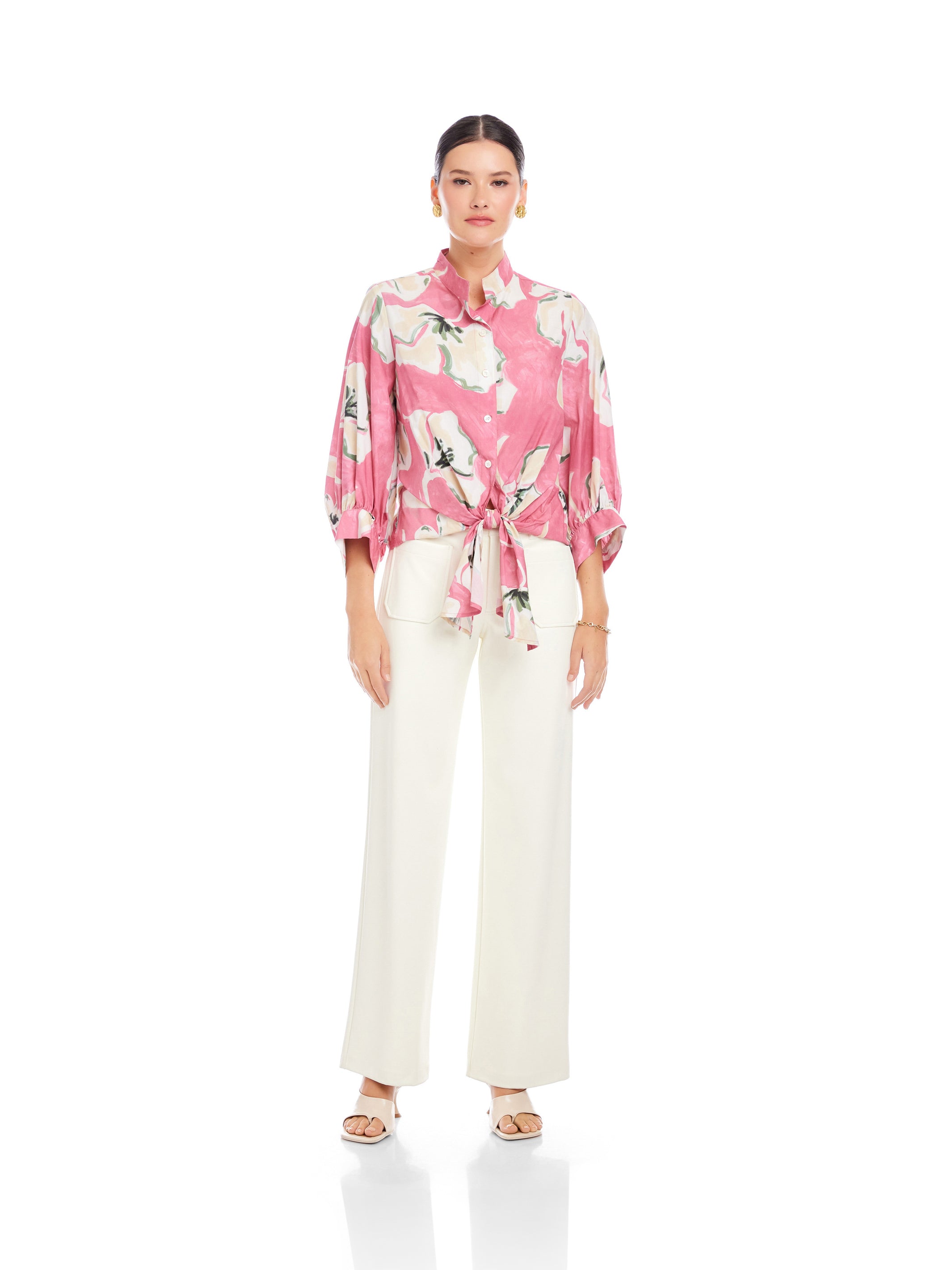 Sawyer Tie-Front Top