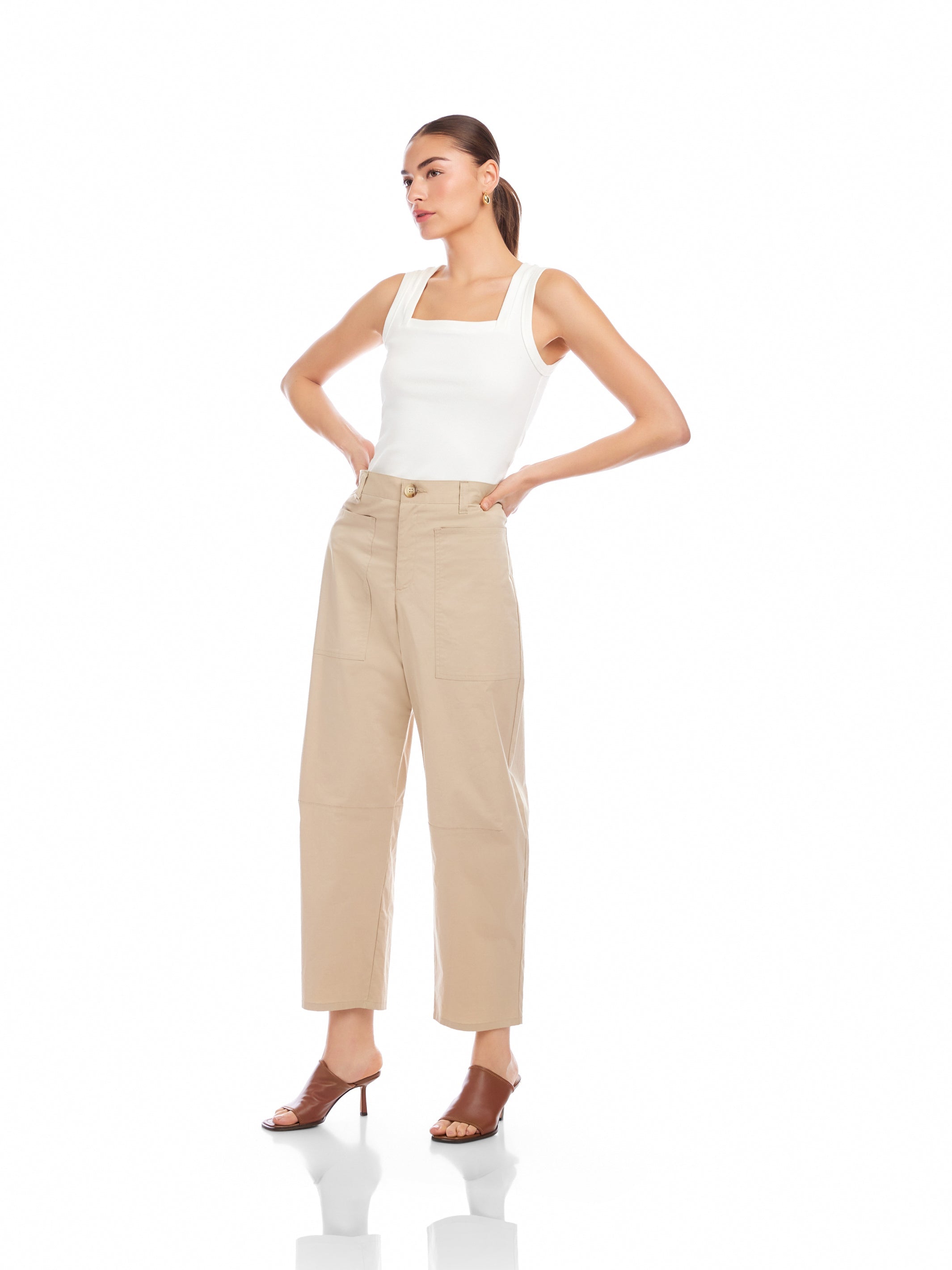 Sondra Barrel Leg Pants