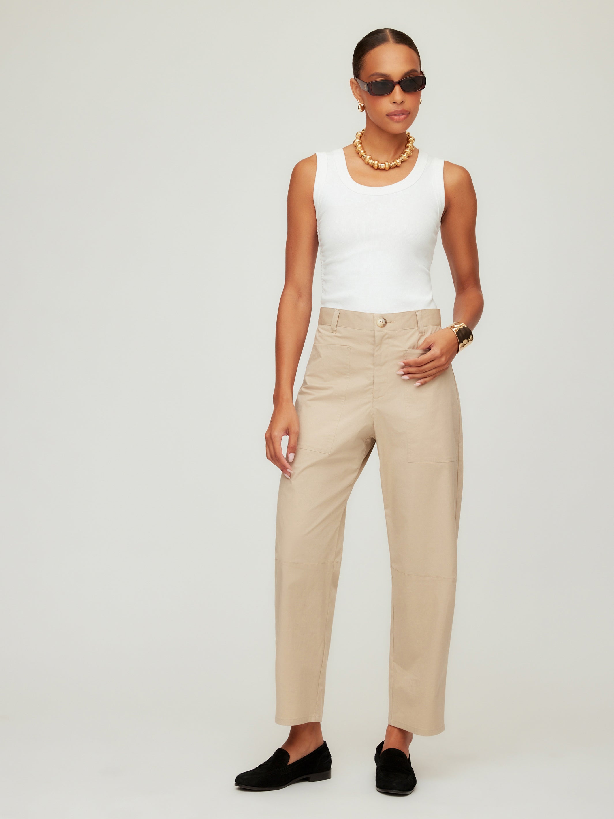 Sondra Barrel Leg Pants
