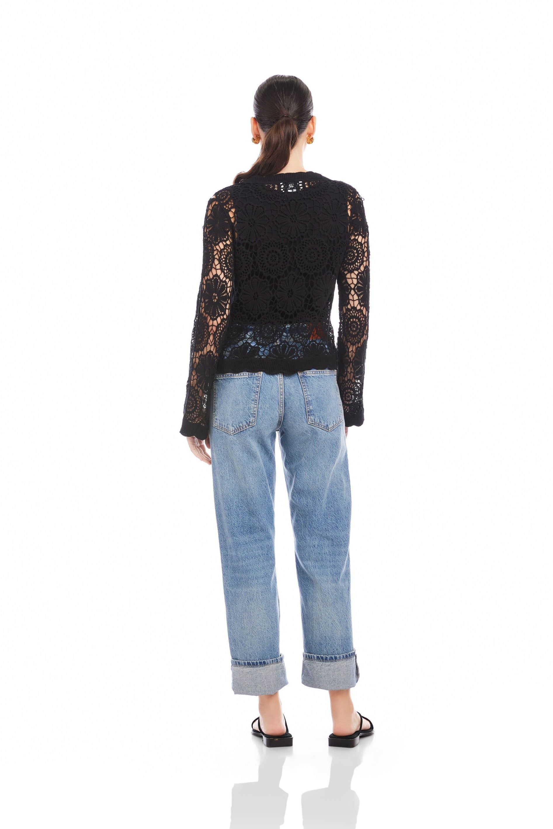 Nelly Crochet Soft Jacket