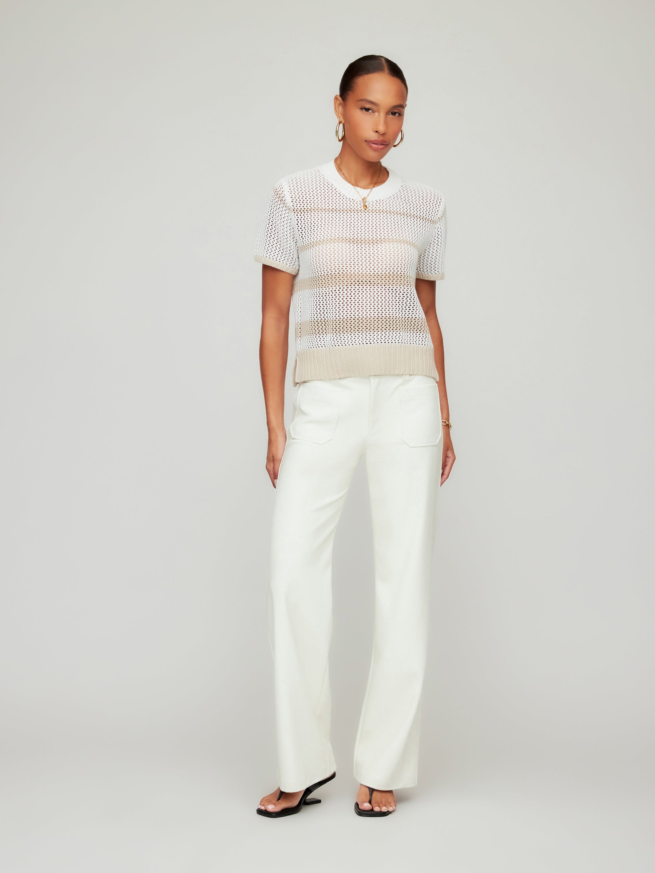 Faye Crochet Sweater Top