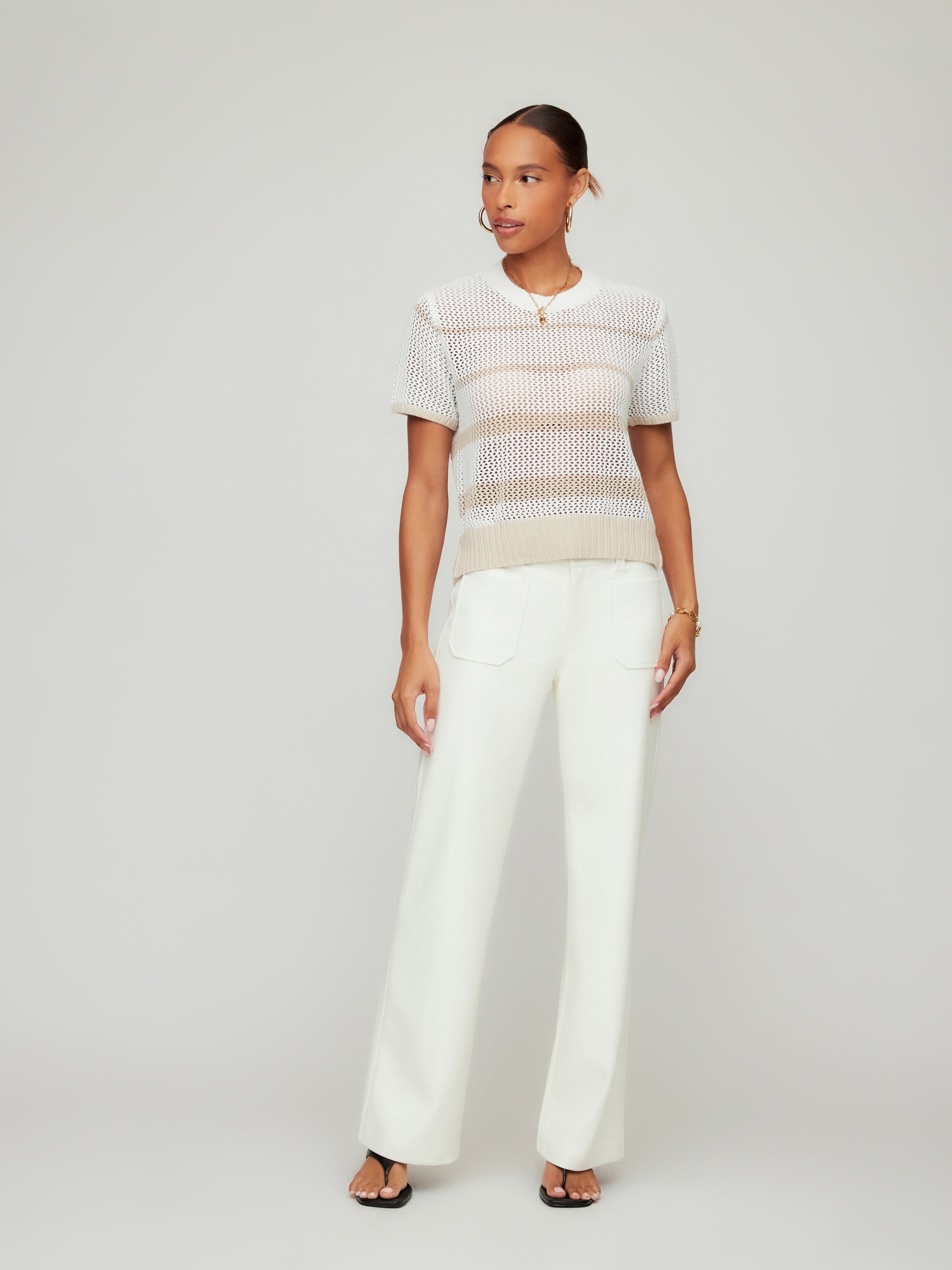 Faye Crochet Sweater Top