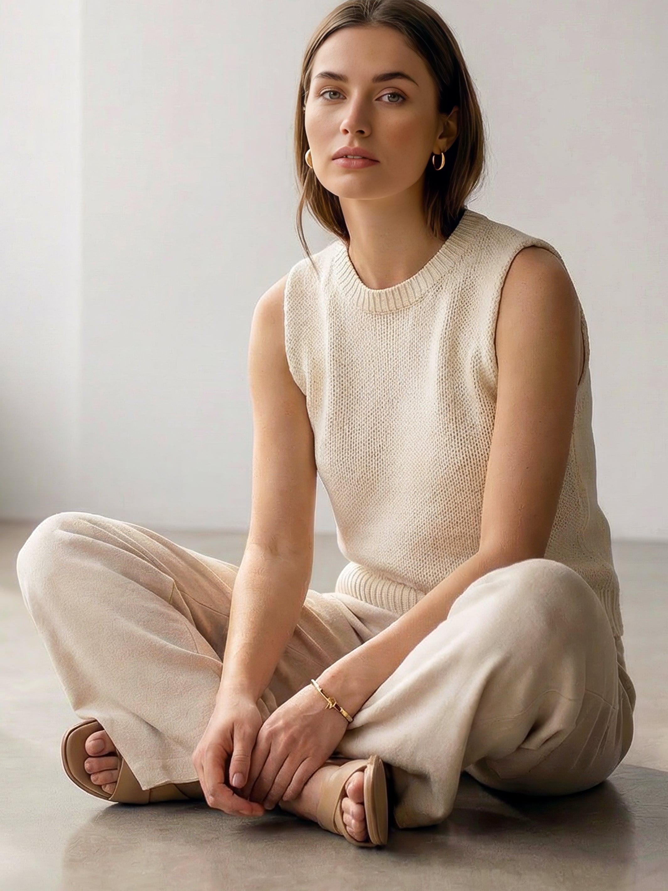 Kimmy Keyhole Sweater Tank