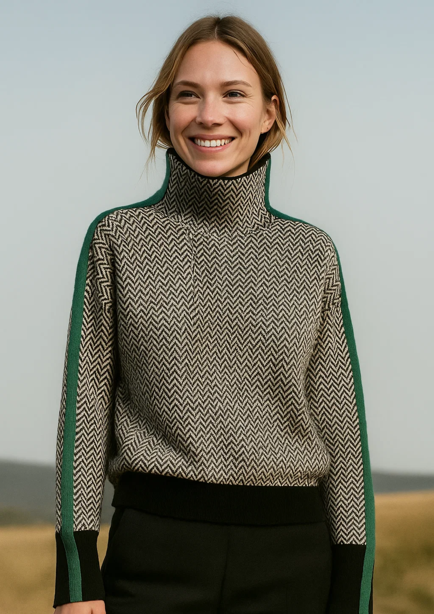 Martina | Pullover with High Collar