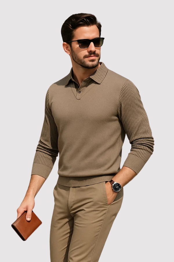 River | Striped Lapel Shirt