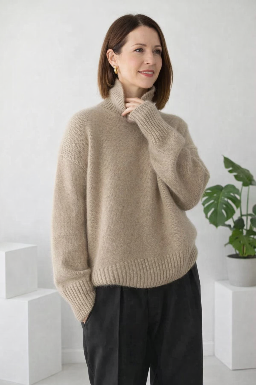Isabella | Cashmere Turtleneck Sweater