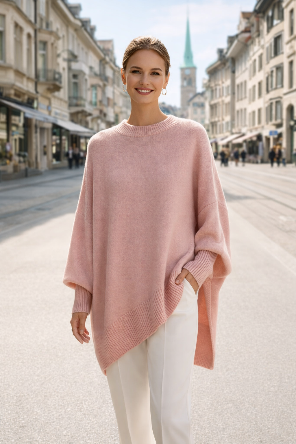 Livia | Oversized Poncho Sweater