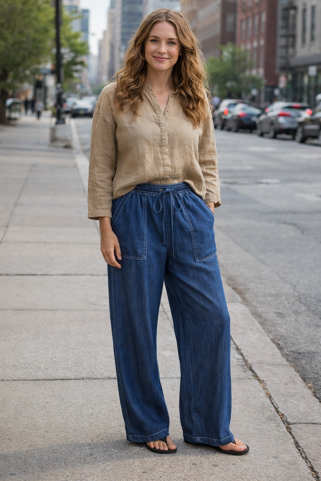 Kendra Patch Pocket Pants