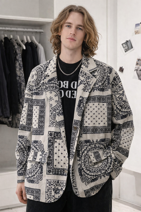 Jay | Stylish Notched Pockets Corduroy Coats