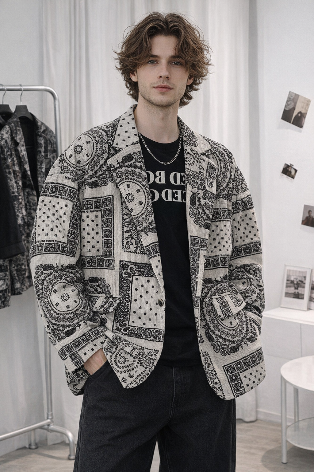 Jay | Stylish Notched Pockets Corduroy Coats