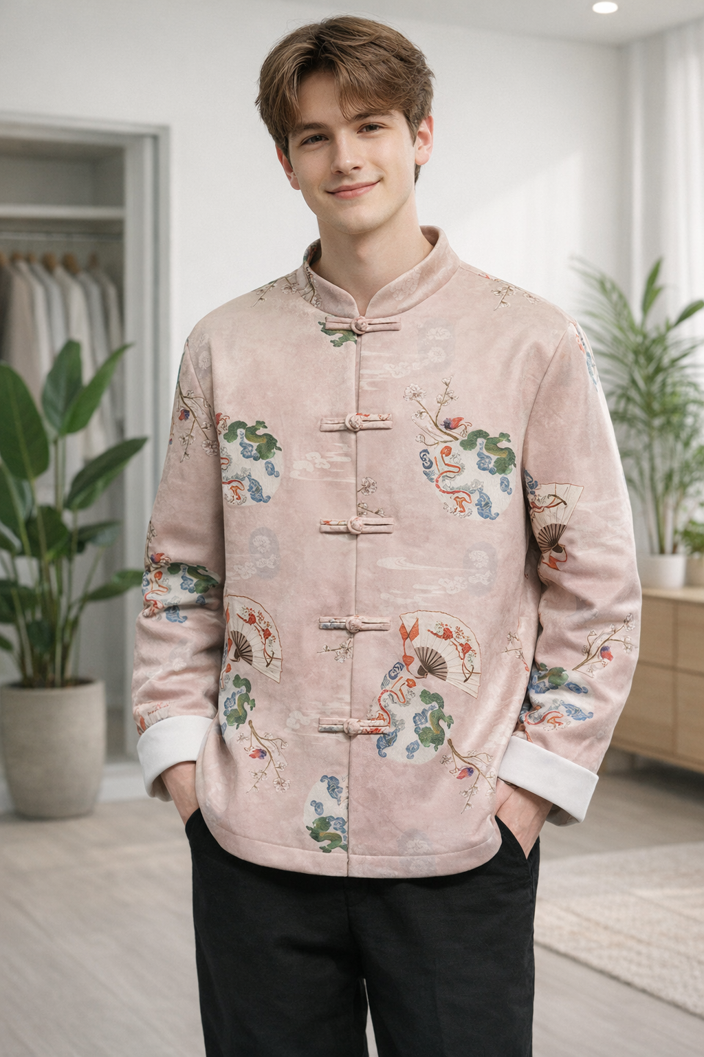 Shawn | Art Button Faux Suede Coats