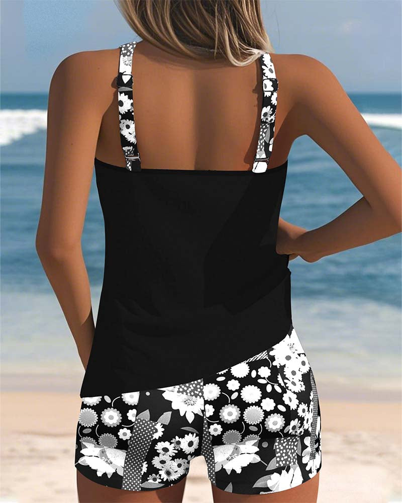 Sabrina | Two-Piece Swimsuit Floral Beach Style