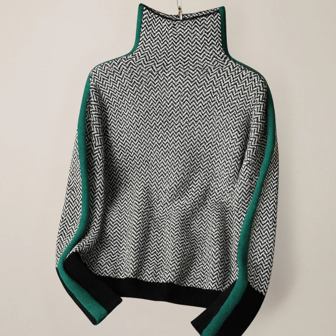 Martina | Pullover with High Collar