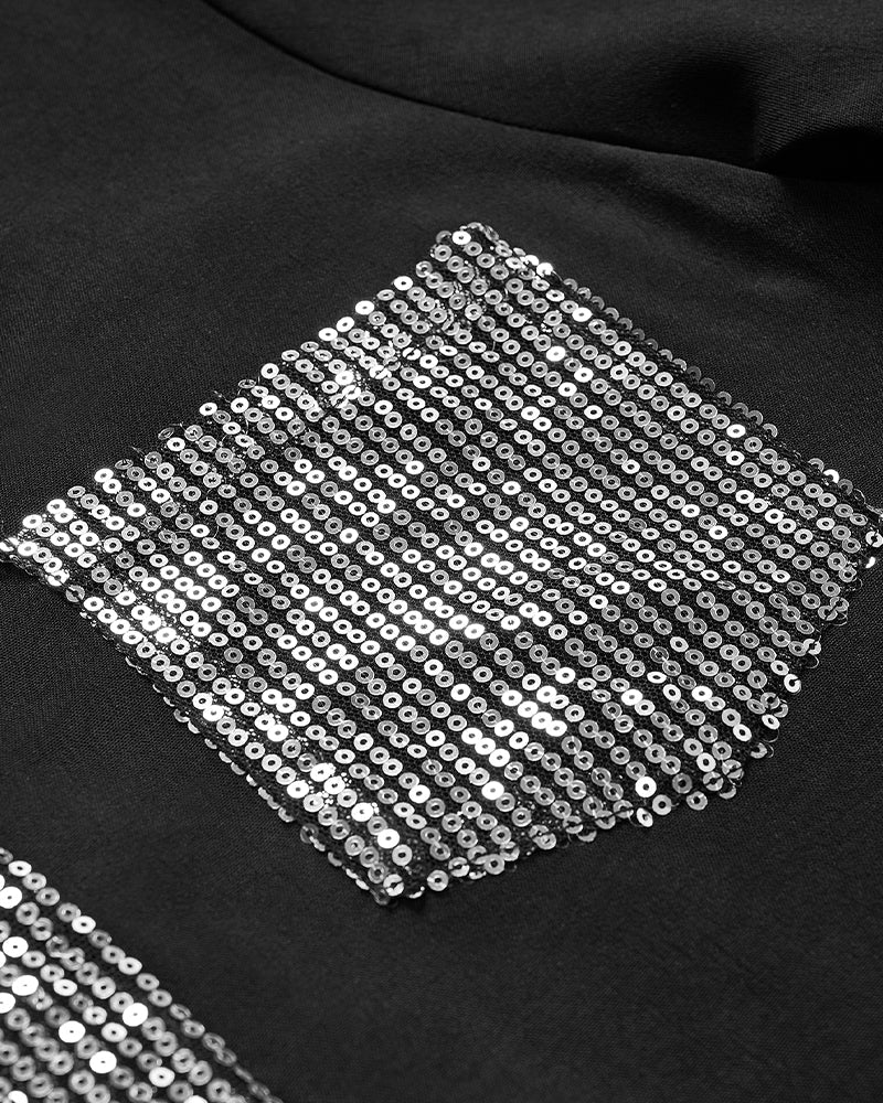 Anne | Casual Top with Sequin Details