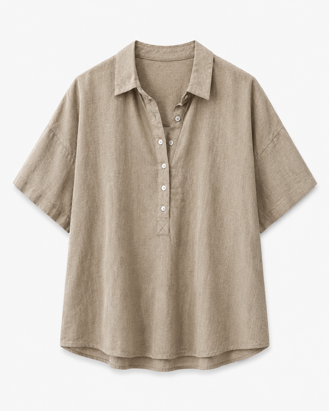 Ianne | Blouse with collar and button detail
