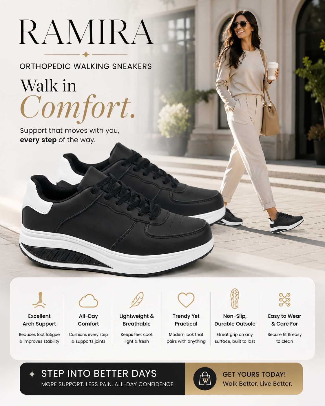 Ramira | Orthopedic Walking Sneakers
